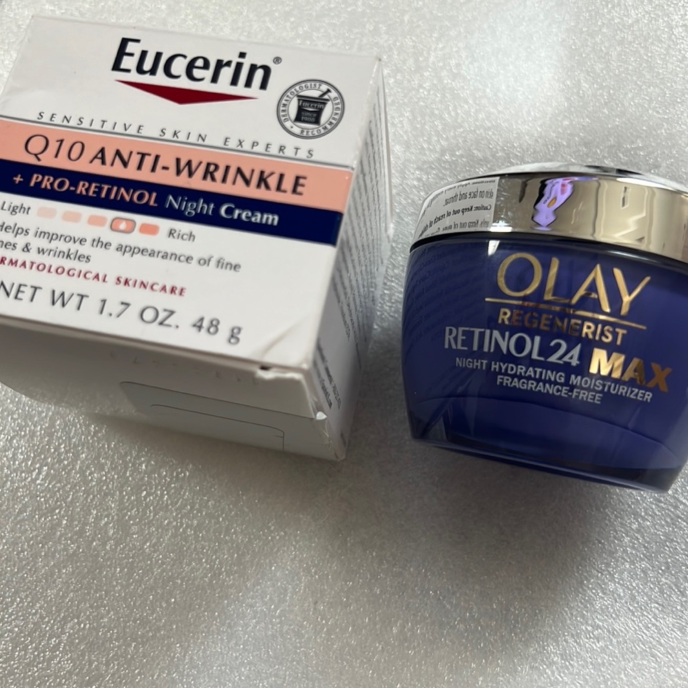 Skincare 2 for $35 the Eucerin is open but not used